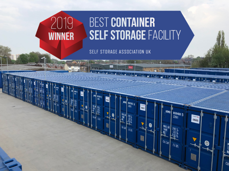 WINNERS! UK CONTAINER FACILITY OF THE YEAR Twenty4 Secure Storage